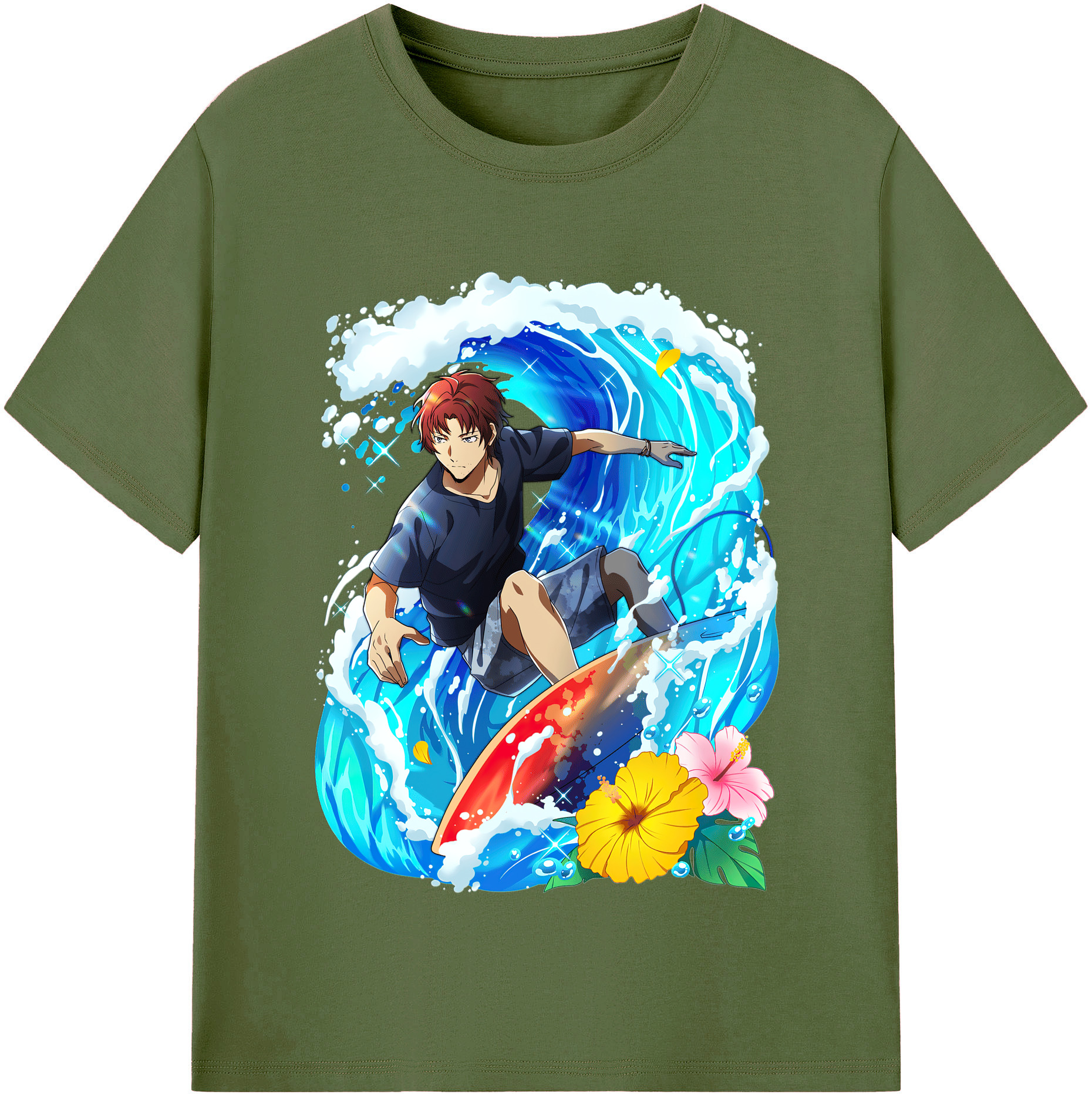 （画像用） 文豪ストレイドッグス Bungo Stray Dogs 綿100％半袖Tシャツ（フロントプリント）